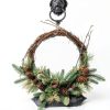 Worown Natural Pine Grapevine Wreath 12 Inch Round Decorative-4