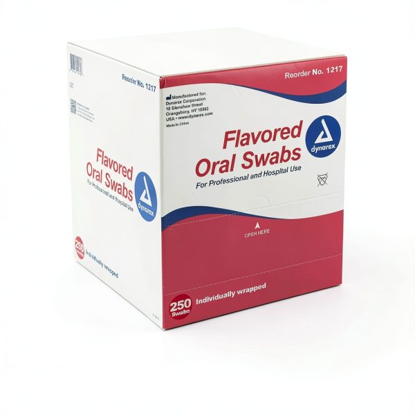 Dynarex Dentifrice Flavored Swab Sticks 250 Count Oral Swabs-6