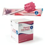 Dynarex Dentifrice Flavored Swab Sticks 250 Count Oral Swabs-0