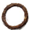 Worown Natural Pine Grapevine Wreath 12 Inch Round Decorative-1