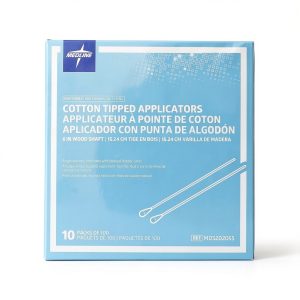 Medline Wood Swab Applicators MDS202055 10000 Count Economical Case-0