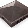 Nuvo Iron PCP02 3 1/2" Pyramid Post Cap, 3-1/2 x 3-1/2 inch, Black-4