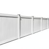 Canomo 4 x 4 White Vinyl New England Post Caps Pyramid Square Fence Post Top for 4" x 4" Vinyl Fence Post, Waterproof, Moisture-Proof and UV Resistant, 2 Packs-6