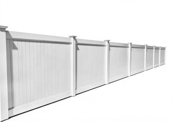 Canomo 4 x 4 White Vinyl New England Post Caps Pyramid Square Fence Post Top for 4" x 4" Vinyl Fence Post, Waterproof, Moisture-Proof and UV Resistant, 2 Packs-6